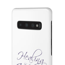 Load image into Gallery viewer, Healing is a Journey Snap Cases
