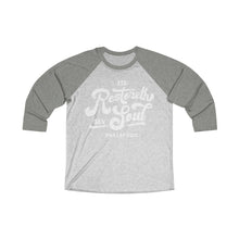 Load image into Gallery viewer, Restoreth My Soul Unisex Tri-Blend 3/4 Raglan Tee