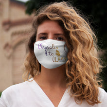 Load image into Gallery viewer, Chrysalis to Wings Snug-Fit Polyester Face Mask