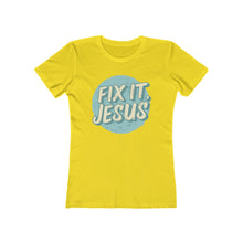 Load image into Gallery viewer, Fix It, Jesus Women's The Boyfriend Tee