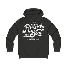Load image into Gallery viewer, Restoreth My Soul Girlie College Hoodie