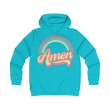 Load image into Gallery viewer, Amen (Tri Color) Girlie College Hoodie