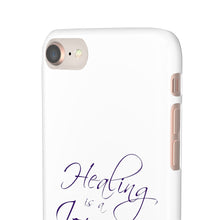 Load image into Gallery viewer, Healing is a Journey Snap Cases