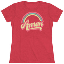 Load image into Gallery viewer, Amen (Tri Color) Women's Triblend Tee