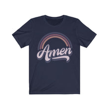 Load image into Gallery viewer, Amen (Purple) Unisex Jersey Short Sleeve Tee