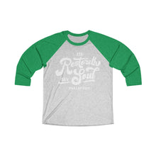 Load image into Gallery viewer, Restoreth My Soul Unisex Tri-Blend 3/4 Raglan Tee