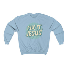 Load image into Gallery viewer, Fix It, Jesus Unisex Heavy Blend™ Crewneck Sweatshirt