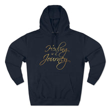 Load image into Gallery viewer, Healing is a Journey (Gold Lettering) Unisex Premium Pullover Hoodie