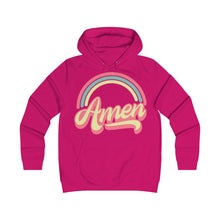 Load image into Gallery viewer, Amen (Tri Color) Girlie College Hoodie