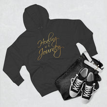 Load image into Gallery viewer, Healing is a Journey (Gold Lettering) Unisex Premium Pullover Hoodie
