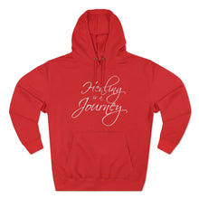 Load image into Gallery viewer, Healing is a Journey (White Lettering) Unisex Premium Pullover Hoodie