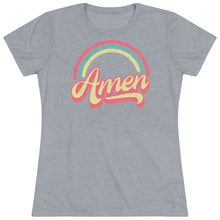 Load image into Gallery viewer, Amen (Tri Color) Women's Triblend Tee