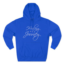 Load image into Gallery viewer, Healing is a Journey (White Lettering) Unisex Premium Pullover Hoodie