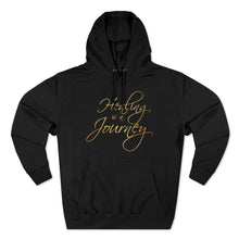 Load image into Gallery viewer, Healing is a Journey (Gold Lettering) Unisex Premium Pullover Hoodie