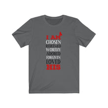 Load image into Gallery viewer, I AM HIS Unisex Jersey Short Sleeve Tee