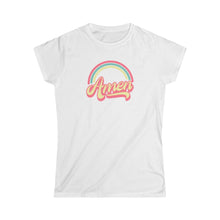 Load image into Gallery viewer, Amen (Tri Color) Women's Softstyle Tee