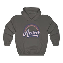 Load image into Gallery viewer, Amen (Purple) Unisex Heavy Blend™ Hooded Sweatshirt