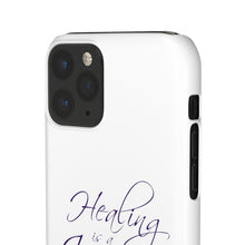 Load image into Gallery viewer, Healing is a Journey Snap Cases