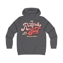 Load image into Gallery viewer, Restoreth My Soul Girlie College Hoodie
