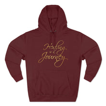 Load image into Gallery viewer, Healing is a Journey (Gold Lettering) Unisex Premium Pullover Hoodie