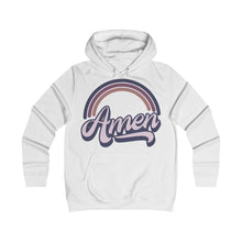 Load image into Gallery viewer, Amen (Purple) Girlie College Hoodie