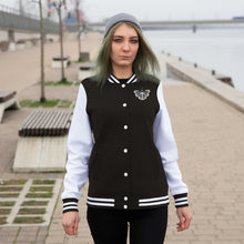 Load image into Gallery viewer, Butterfly (White) Women's Varsity Jacket