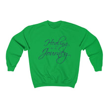 Load image into Gallery viewer, Healing is a Journey (Purple Lettering) Unisex Heavy Blend™ Crewneck Sweatshirt