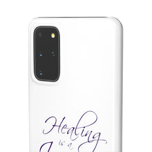 Load image into Gallery viewer, Healing is a Journey Snap Cases