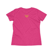 Load image into Gallery viewer, Healing is a Journey (Gold Lettering) Women's Heather Wicking Tee