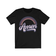 Load image into Gallery viewer, Amen (Purple) Unisex Jersey Short Sleeve Tee