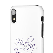 Load image into Gallery viewer, Healing is a Journey Snap Cases