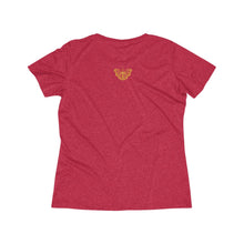 Load image into Gallery viewer, Healing is a Journey (Gold Lettering) Women's Heather Wicking Tee
