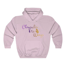Load image into Gallery viewer, Chrysalis to Wings Unisex Heavy Blend™ Hooded Sweatshirt