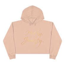 Load image into Gallery viewer, Healing is a Journey (Gold Lettering) Crop Hoodie
