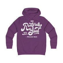 Load image into Gallery viewer, Restoreth My Soul Girlie College Hoodie