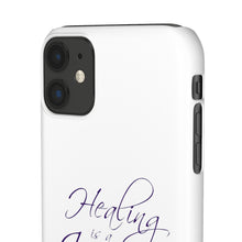Load image into Gallery viewer, Healing is a Journey Snap Cases