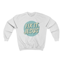 Load image into Gallery viewer, Fix It, Jesus Unisex Heavy Blend™ Crewneck Sweatshirt