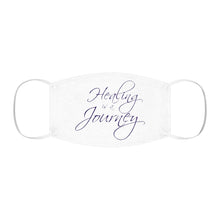 Load image into Gallery viewer, Healing is a Journey (Purple) Snug-Fit Polyester Face Mask