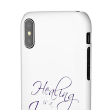 Load image into Gallery viewer, Healing is a Journey Snap Cases