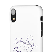 Load image into Gallery viewer, Healing is a Journey Snap Cases