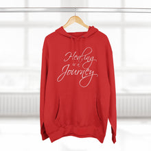 Load image into Gallery viewer, Healing is a Journey (White Lettering) Unisex Premium Pullover Hoodie