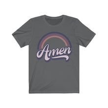 Load image into Gallery viewer, Amen (Purple) Unisex Jersey Short Sleeve Tee