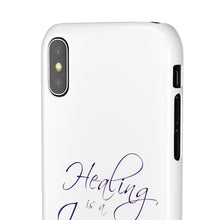 Load image into Gallery viewer, Healing is a Journey Snap Cases