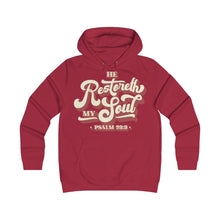 Load image into Gallery viewer, Restoreth My Soul Girlie College Hoodie