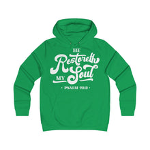 Load image into Gallery viewer, Restoreth My Soul Girlie College Hoodie