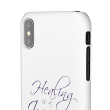 Load image into Gallery viewer, Healing is a Journey Snap Cases