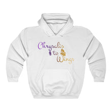 Load image into Gallery viewer, Chrysalis to Wings Unisex Heavy Blend™ Hooded Sweatshirt