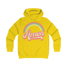 Load image into Gallery viewer, Amen (Tri Color) Girlie College Hoodie