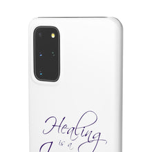 Load image into Gallery viewer, Healing is a Journey Snap Cases