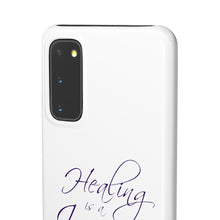 Load image into Gallery viewer, Healing is a Journey Snap Cases